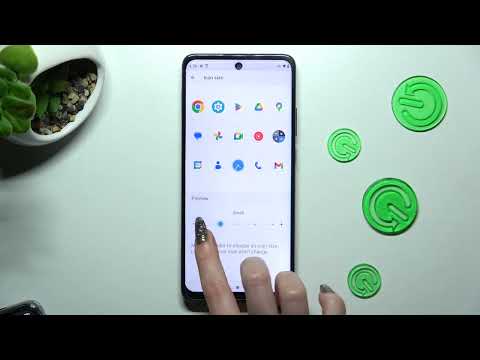 How to Change Icon Size on MOTOROLA One 5G Ace