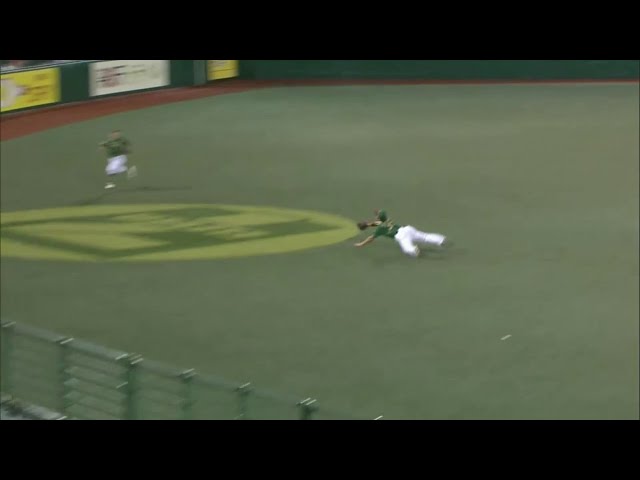 【6回表】イーグルス・島内 右手をいっぱいに伸ばしてナイスキャッチ!! !! 2014/8/31 E-H