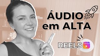 Como encontrar ÁUDIO em ALTA no INSTAGRAM