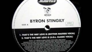 byron stingily - that's the way love is
