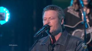 Blake Shelton - I Lived It (Jimmy Kimmel 2018.01.08)