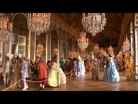 Costumed guests go back centuries at Palace of Versailles