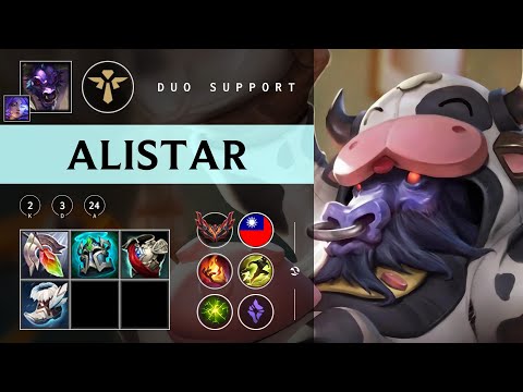 Alistar Support vs Rakan - TW Grandmaster Patch 25.22