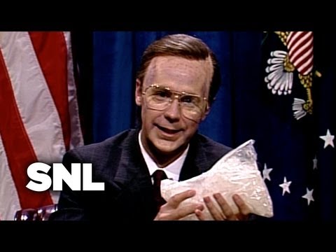 President George Bush Talks About the White House Drug Problem - SNL