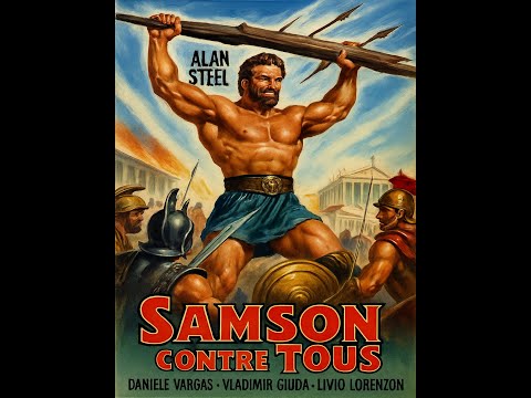 Samson  contre tous  , LE Maître des Colosses 1964 , PÉPLUM VF AVEC , Alan Steel  Wandisa Guida