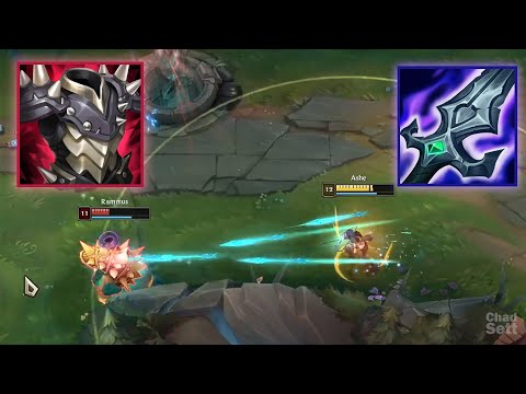 Ashe with BOTRK vs Rammus with Thornmail