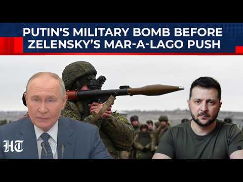 Putin’s Speech Overshadows Trump & Zelensky's Mar-A-Lago Meet? Russia's Shocking Military Data Out