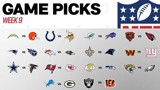 Week 9 Game Picks!