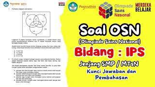 Latihan Soal OSN IPS SMP - Tahun 2025 | Kunci Jawaban dan Pembahasan