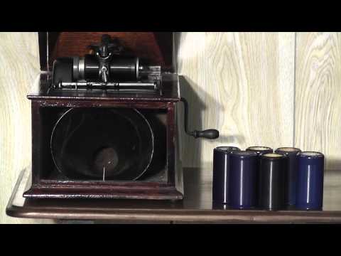 Edison blue amberol cylinder 4981 - Walking Water Reel by Allen Sisson