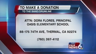 Help Oasis Elementary School Drumline