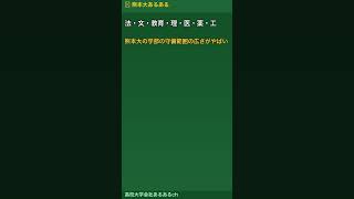 熊本城の麓の国立・熊本大学の正体がやばすぎる #shorts