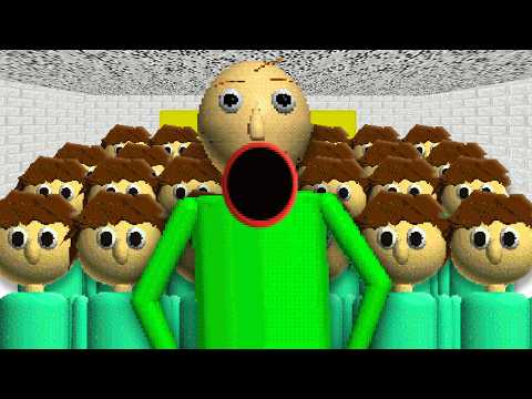 Baldi's Basics But 1,000 STUDENTS!