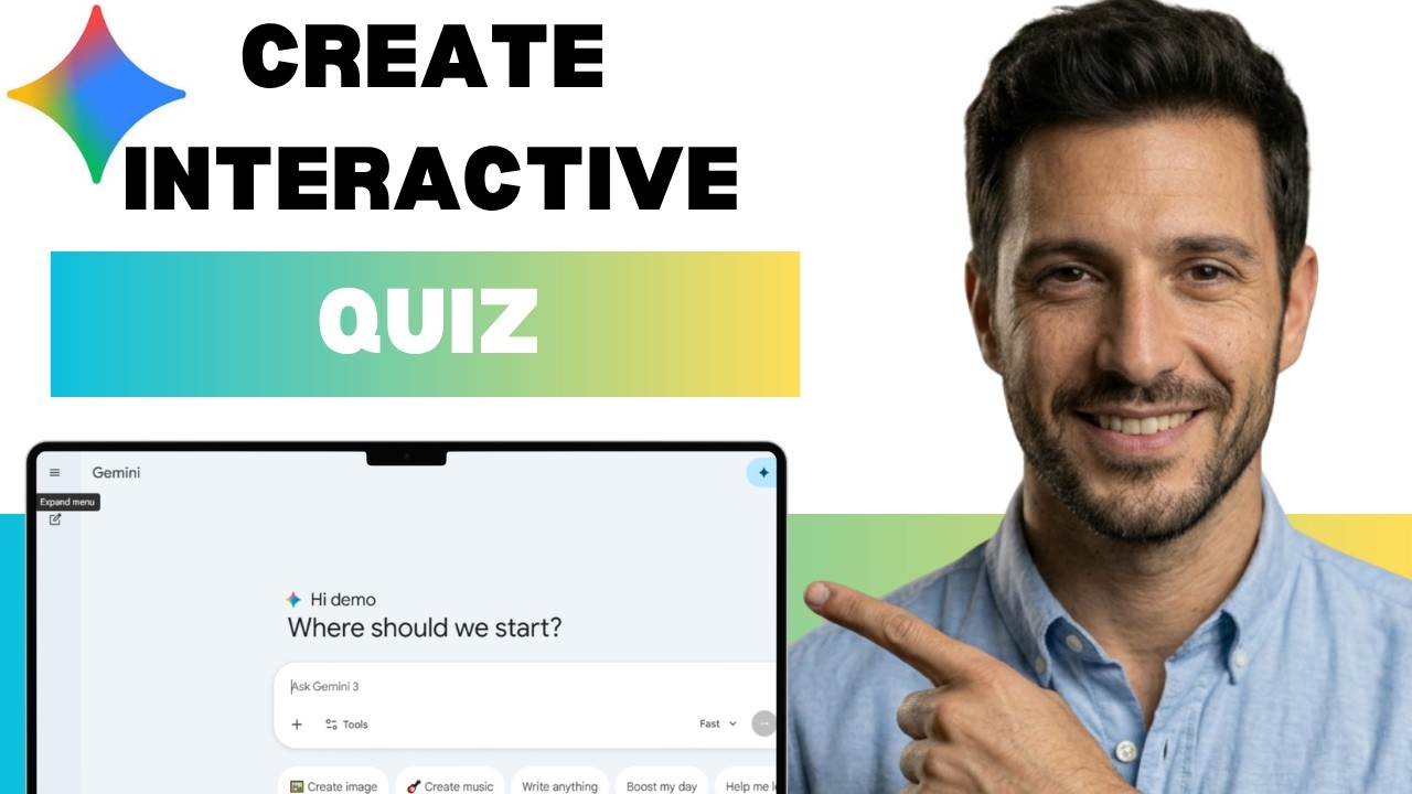 How to Create an Interactive Quiz in Gemini AI  (full guide 2026)