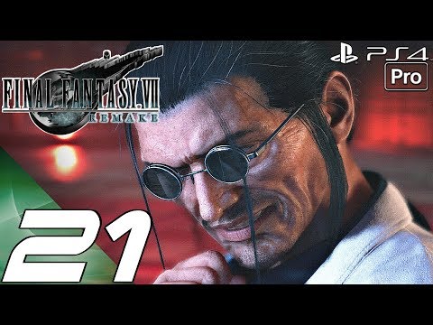 FINAL FANTASY VII REMAKE - Gameplay Walkthrough Part 21 - Hojo's Lab & Red XIII (PS4 PRO) 100%