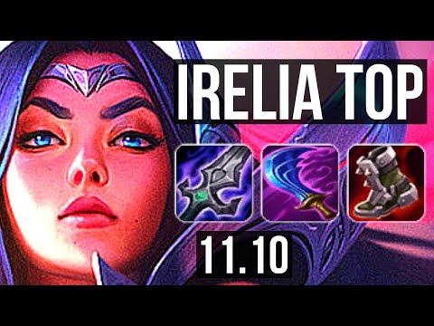 IRELIA vs TRISTANA (TOP) | 10 solo kills, 800+ games | BR Grandmaster | v11.10