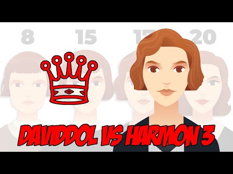 daviddol vs Beth Harmon - 17 anni (2400 ELO) - chess.com - Queen's Gambit