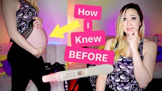 How I Knew I Was Pregnant BEFORE A Missed Period Or BFP!!