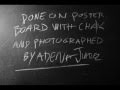 Manhole Ani DiFranco Chalk Board