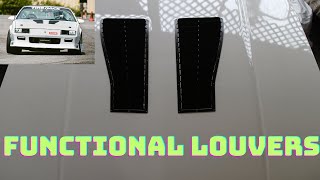Functional IROC Hood Louver Install (Heat Extractor)