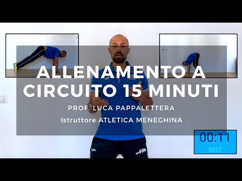 Circuit Training 15 minuti #1 - Luca Pappalettera - Atletica Meneghina