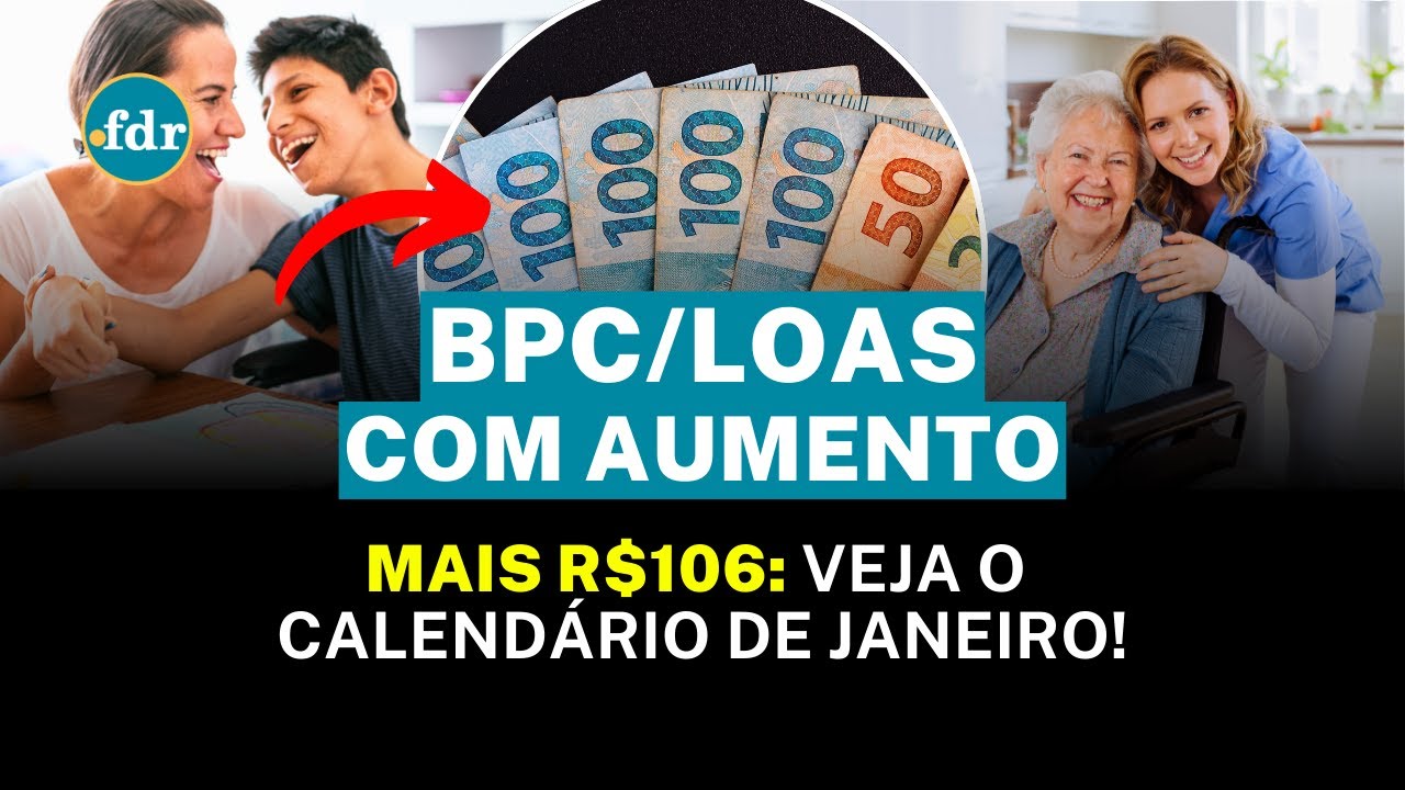 INSS CONFIRMA PAGAMENTO DO BPC COM AUMENTO DE R$106: VEJA O CALENDÁRIO COMPLETO!