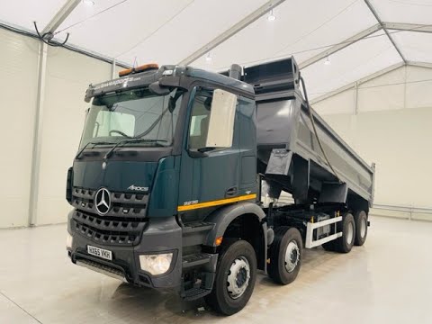 HX65 VKH - Mercedes Arocs 3236 8x4 Day Cab Steel Tipper | Law Truck Centre UK