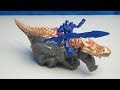 TRANSFORMERS 4 OPTIMUS PRIME AND GRIMLOCK DINO SPARKERS AGE OF EXTINCTION VIDEO TOY REVIEW