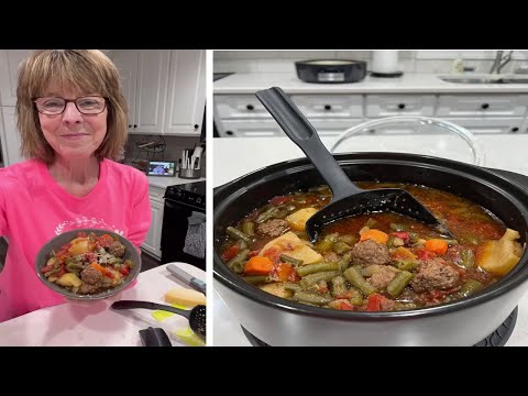 Healthy Hamburger Soup | Crockpot Healthy Hamburger Soup | Healthy Hamburger Soup Recipe