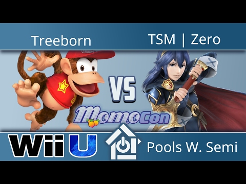 Momocon 2017 - Treeborn (Diddy Kong) vs TSM | Zero (Lucina) - Smash 4 Pools W. Semi