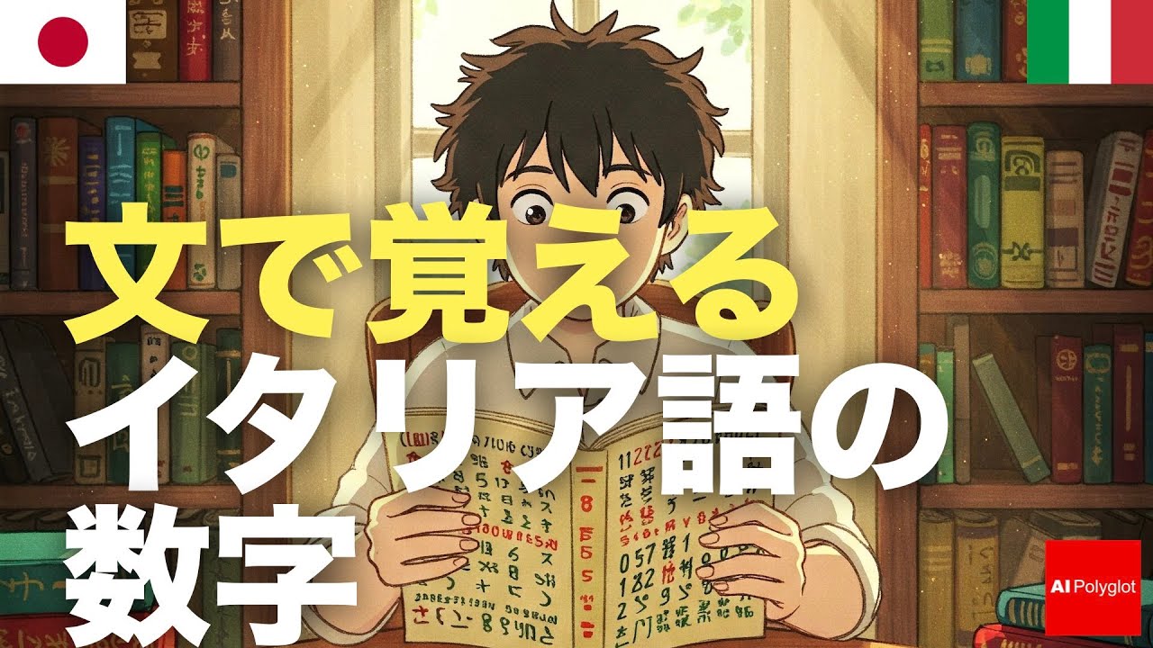 文で覚えるイタリア語の数字 | 聞き流し | 第二外国語 | 音声学習 | リスニング練習