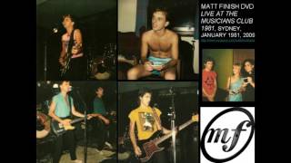 MATT FINISH -MANCINI SHUFFLE- LIVE 1983 AT THE  SEAVIEW BALLROOM ST KILDA 2