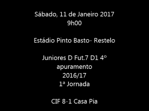 AFL Jun.D Fut.7 D1 2ªF 4ºApuramento 16/17 -   Jornada 1
