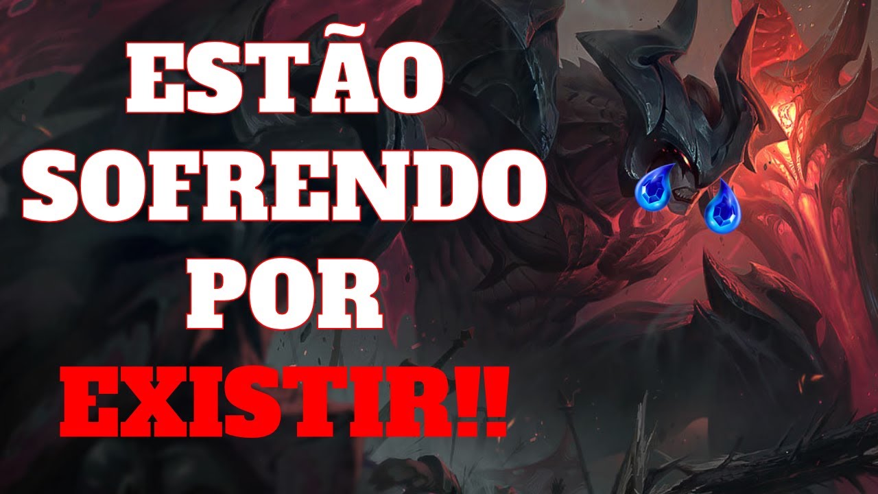 CAMPEÕES QUE SÃO TORTURADOS TODOS OS DIAS - League Of Legends