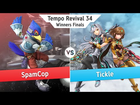 Tempo Revival 34 - SpamCop (Falco) Vs. Tickle (Pyra Mythra) - Winners Finals - Smash Ultimate