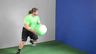 573. Medicine Ball Reactive Side Toss