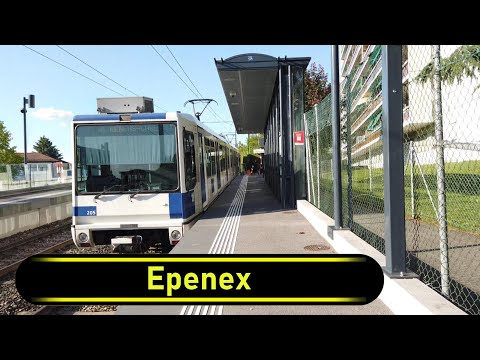 Metro Station Epenex - Lausanne 🇨🇭 - Walkthrough 🚶