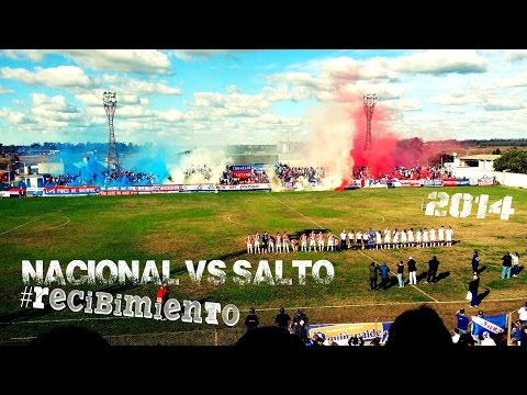 "#Recibimiento NACIONAL vs Salto /Amistoso/18/7/2014" Barra: La Banda del Parque &bull; Club: Nacional