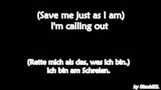 The Letter Black - Hanging on by a Thread (English &amp; German Lyrics)