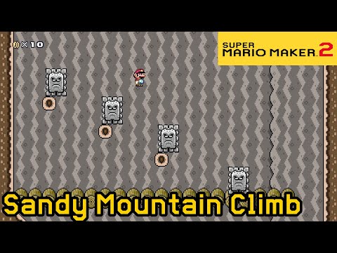 Super Mario Maker 2 - Sandy Mountain Climb (No Commentary)