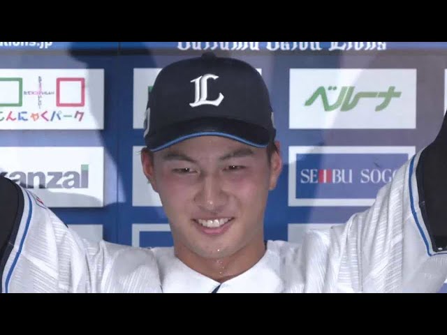 ライオンズ・長谷川信哉選手ヒーローインタビュー 6月7日 埼玉西武ライオンズ 対 中日ドラゴンズ