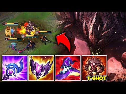 Malphite but my R deletes the entire enemy team instantly (NEW AP ITEM)