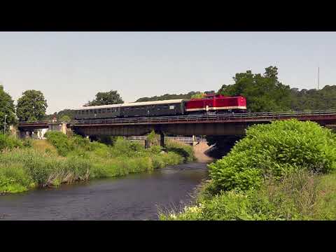 2 Tage mit DR V100 (112 481) mit originalen 12KVD Motor unterwegs in Sachsen im Juni 2020