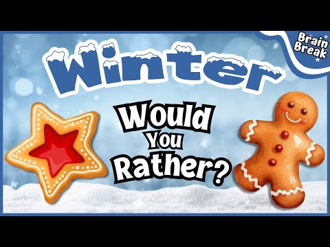 ❄️Winter Would You Rather?❄️ | Winter Brain Break | Winter Games For Kids | GoNoodle Just Dance