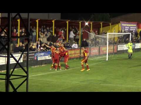 Banbury United 1 Merthyr Town 1 -27th Sep 2016 - Jack Self's last minute equaliser for United