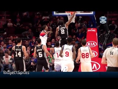 Kawhi Leonard Full Highlights Spurs at 76ers 2014.12.01 - Career-High 26 Pts, 10 Reb