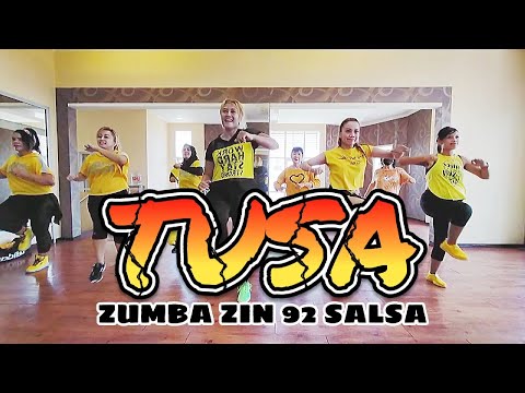 #zumba #tusa #zin92 ZUMBA CLASS - TUSA | ZIN 92 - SALSA | Zumba Choreography