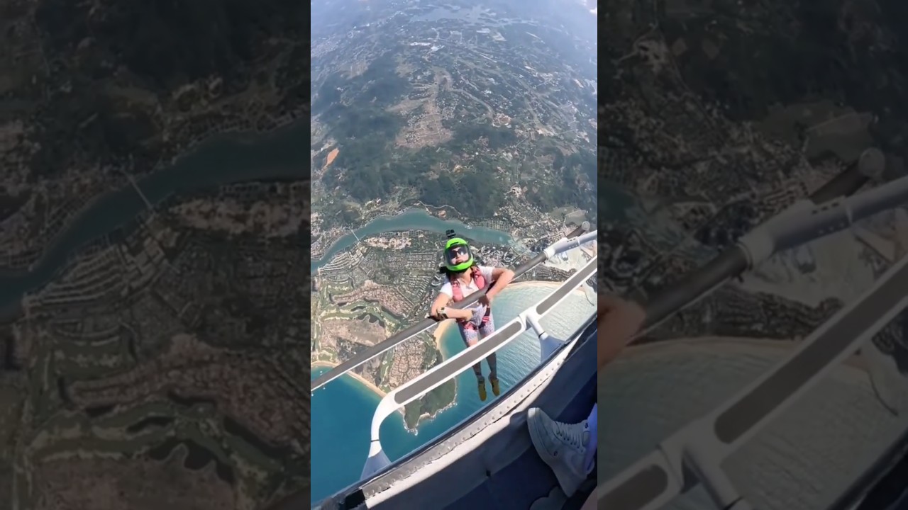 Skydiving || Drop Fast Into Skyfall #youtube #youtubeshorts #skydiving #hittvfun #fun #adventure