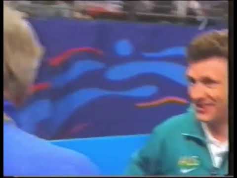 GOLDEN JUMP AT THE 2000 SYDNEY OLYMPICS Men's Trampoline Olympic Champion ALEXANDER MOSKALENKO (RUS)