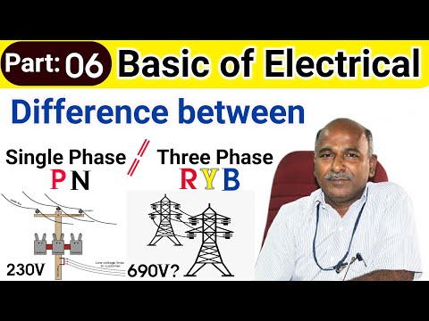 Single Phase and Three Phase in tamil